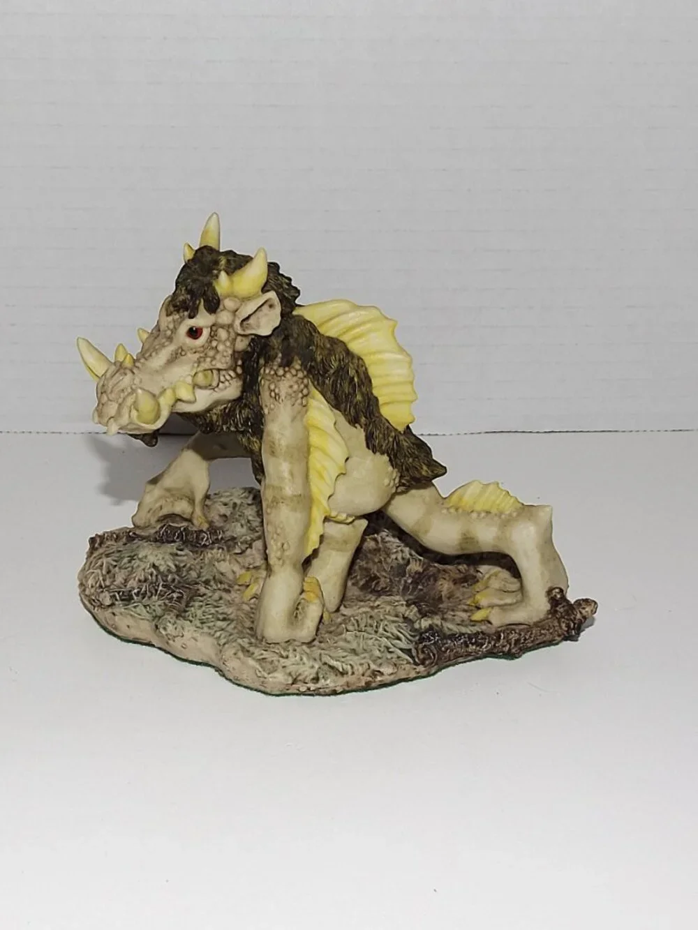 Vintage Enchantica Swamp Demon Hand Painted Resin Fantasy Figurine 1990 Release